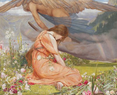 De tuin van Adonis - Amoretta en Tijd, 1887 door John Dickson Batten